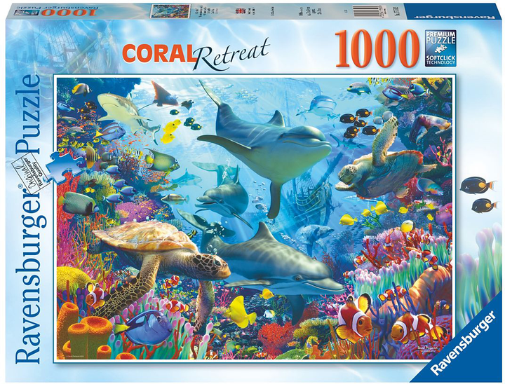 Пазл Ravensburger Coral Reef Retreat 1000 елементів (4005556175505) - зображення 1