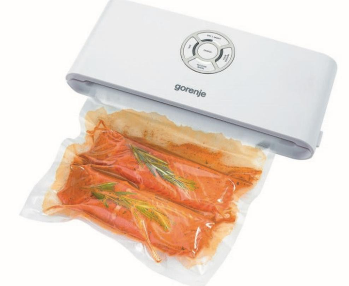 Вакууматор Gorenje VS120W для пакетов 30см +10 пакетов белый - изображение 2