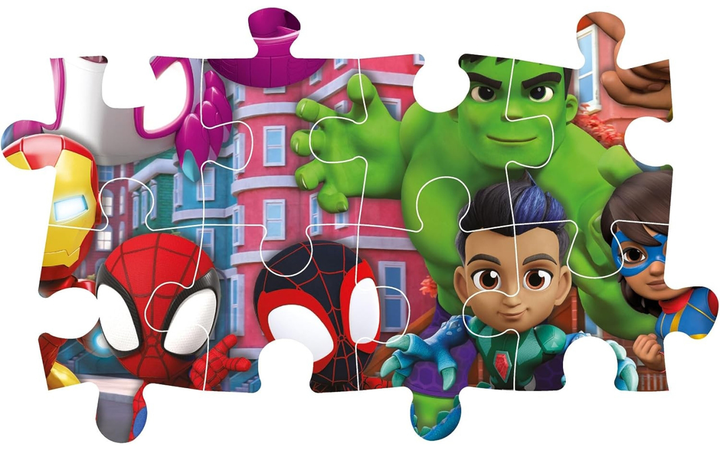 Puzzle Clementoni Maxi Spidey and his amazing friends 24 elementy (8005125242498) - obraz 3