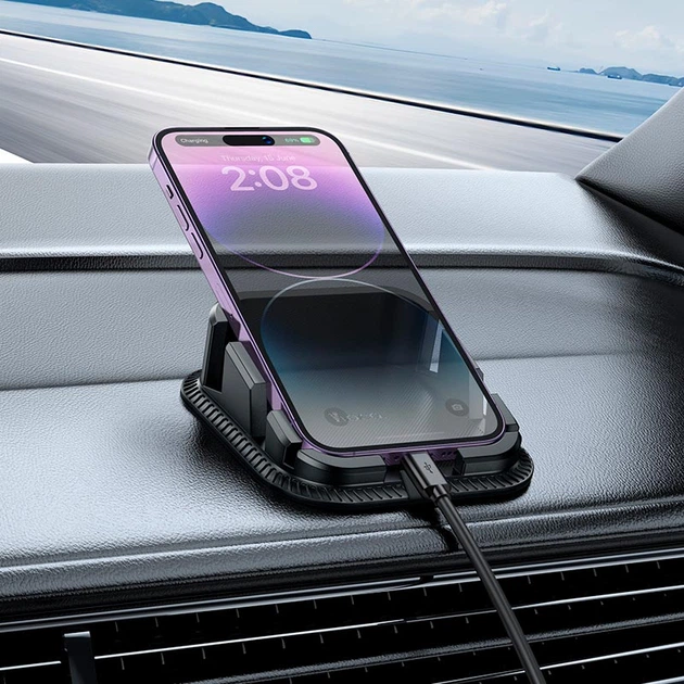 Держатель HOCO Cheetah dashboard Car holder H39 черный - изображение 8
