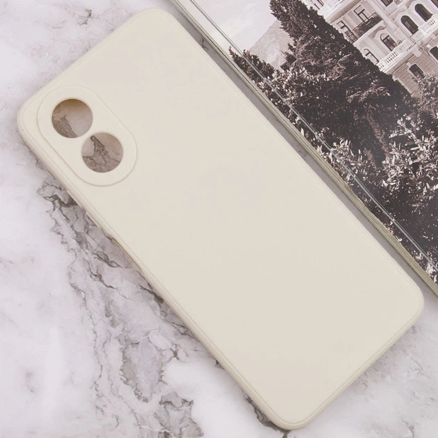 Чехол Fiji Style для Oppo A18 (CPH2591) силикон бампер с защитой блока камер античный белый - Фото 2 Чехол Fiji Style для Oppo A18 (CPH2591) силикон бампер с защитой блока камер античный белый - изображение 2