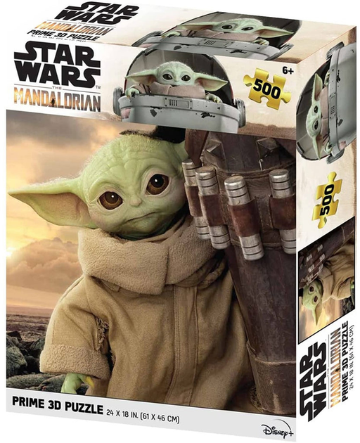 3D Пазл Prime 3D Prime 3D The Mandalorian Grogu 500 елементів (0670889326463) - зображення 1