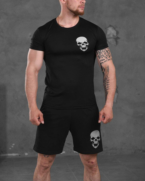 Летний комплект Skull black ВТ1166 L - изображение 1