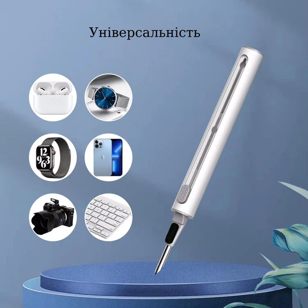 Ручка/щетка для чистки аксессуаров телефонов видеокамер часов наушников New Bee (NB-CP01) - Фото 6 Ручка/щетка для чистки аксессуаров телефонов видеокамер часов наушников New Bee (NB-CP01) - изображение 6