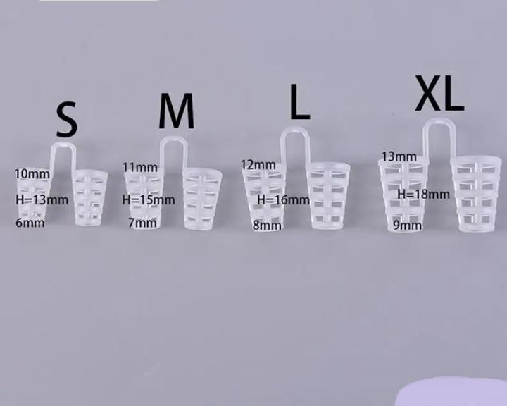 Антихрап кліпса Huaer Tehnology від хропіння силіконова носовий розширювач внутрішній засіб в ніс від хропіння S розмір 1шт 76005-S - зображення 2