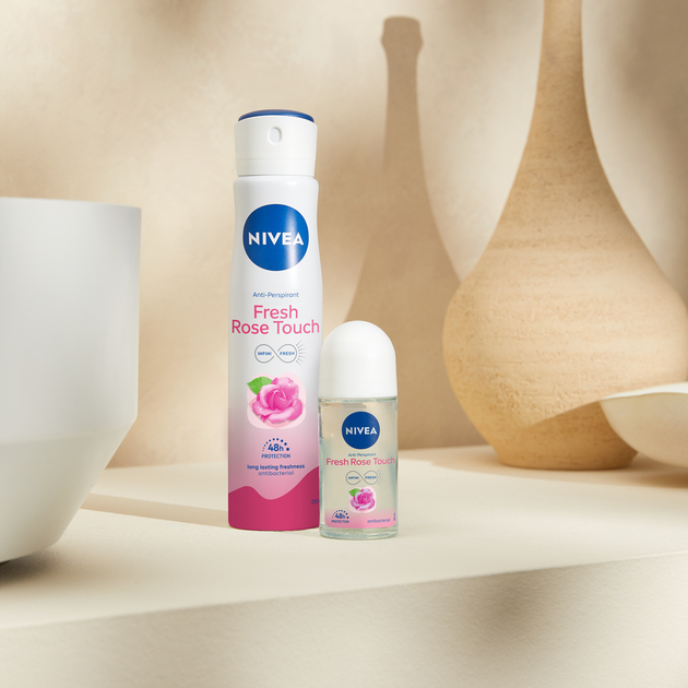 Dezodorant NIVEA Fresh Rose Touch w sprayu 250 ml (5900017089423) - obraz 2