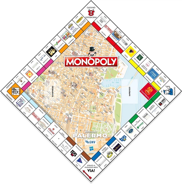 Gra planszowa Winning Moves Monopoly Palermo Edition (wersja włoska) (5036905053785) - obraz 3