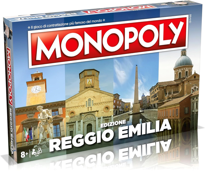 Настільна гра Winning Moves Monopoly Reggio Emilia Edition (5036905046428) - зображення 1