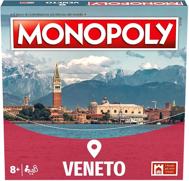 Настільна гра Winning Moves Monopoly The Most Beautiful Villages In Italy Veneto (5036905051002) - зображення 1