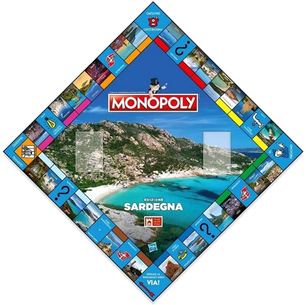 Gra planszowa Winning Moves Monopoly The Most Beautiful Villages In Italy Sardinia (wersja włoska) (5036905054720) - obraz 3