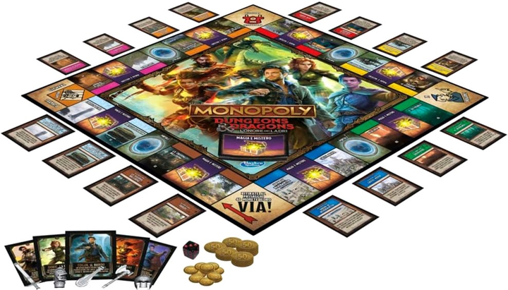 Настільна гра Hasbro Monopoly Dungeons And Dragons Honor Among Thieves (версія італійська) (5010994202071) - зображення 5