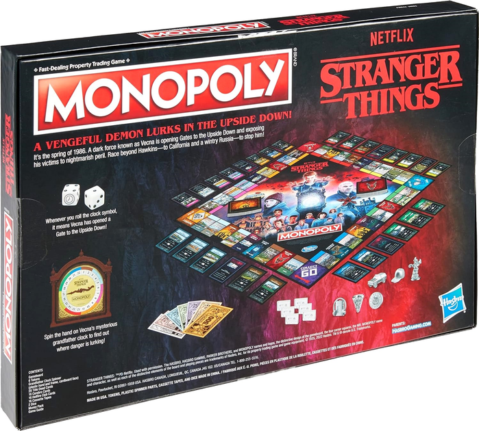 Настільна гра Hasbro Monopoly Stranger Things (5010993952656) - зображення 2