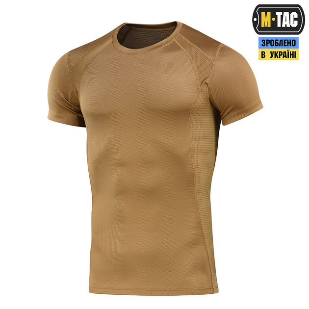 Футболка M-Tac потоотводящая Athletic Gen. 2 Coyote Brown S - изображение 1