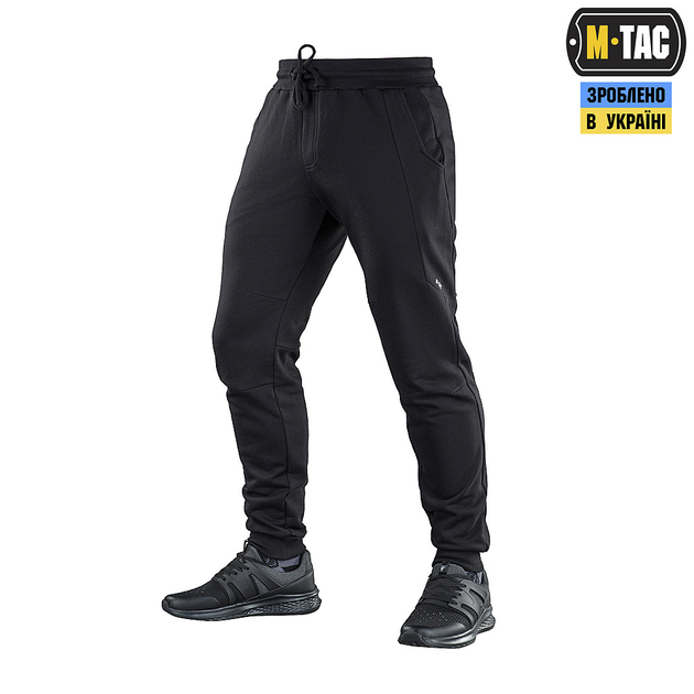 Штани M-Tac Stealth Cotton Black L/R - зображення 1