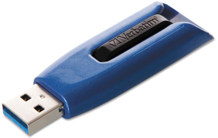 Pendrive Verbatim V3 Max 64GB USB 3.0 Blue (0023942498070) - obraz 2