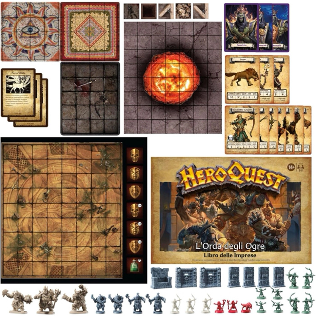 Додаток до настільної гри Hasbro HeroQuest: Орда Огрів (версія італійська) (5010996223234) - зображення 4
