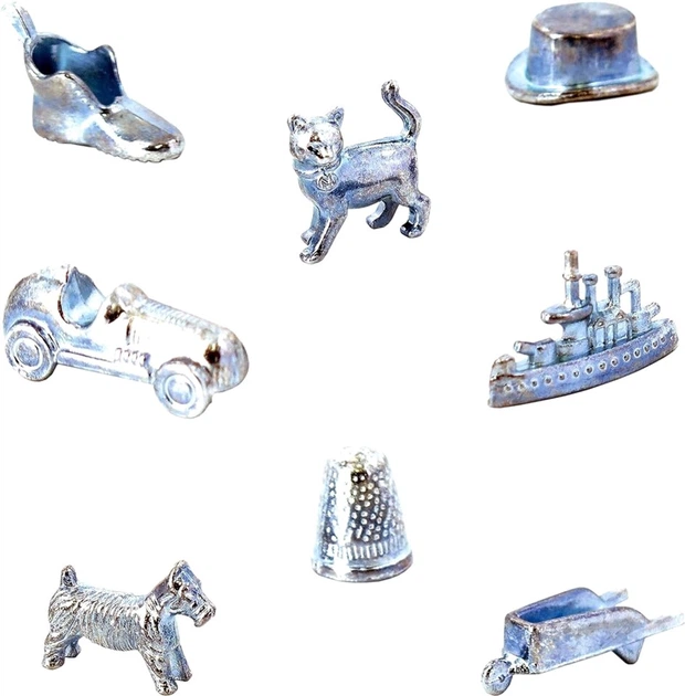 Настільна гра Winning Moves Monopoly Mega Silver (версія італійська) (5036905053570) - зображення 9