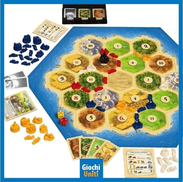 Настільна гра Giochi Uniti Catan Base Eco 2022 (версія італійська) (8058773208705) - зображення 3