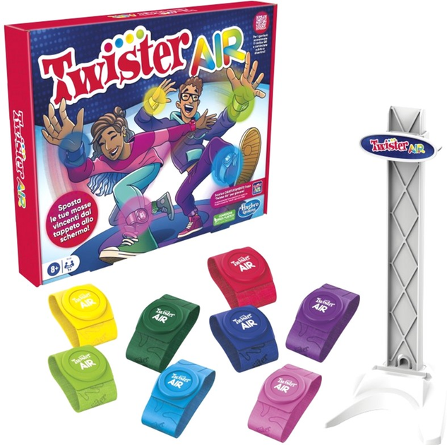 Гра Hasbro Gaming Twister Air (версія італійська) (5010996152039) - зображення 4