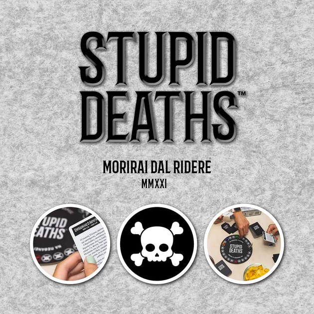 Настільна гра Rocco Giocattoli Stupid Deaths (версія італійська) (8027679072352) - зображення 4