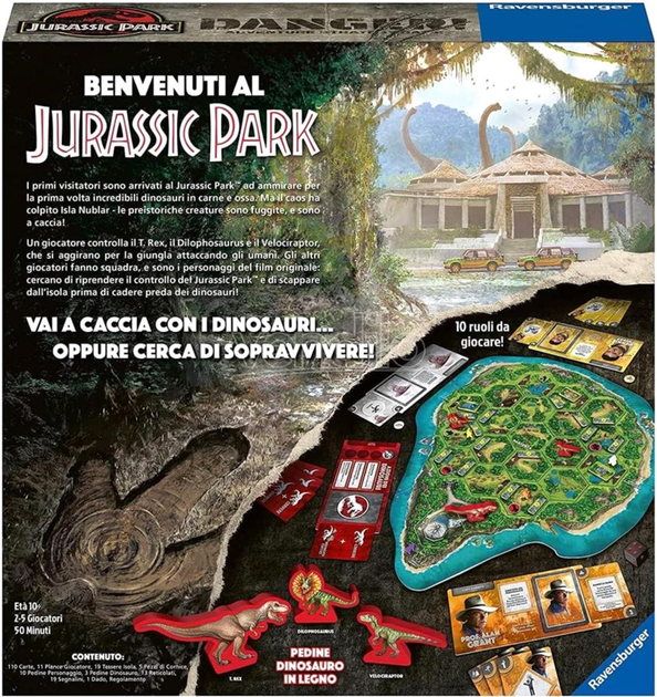 Настільна гра Ravensburger Jurassic Park Danger (4005556269877) - зображення 2