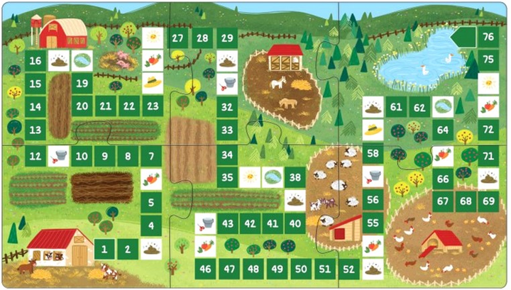 Gra planszowa Sassi Junior Animal Friends In the Farm (wersja włoska) (9788830355392) - obraz 3