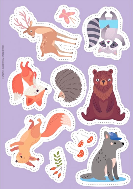 Настільна гра Sassi Junior Card Games The Seven Families The Woods (версія англійська) (9788830313026) - зображення 7