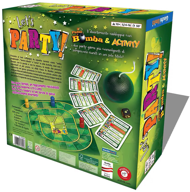 Gra planszowa Giochi Uniti Lets Party Passa la Bomba e Activity (wersja włoska) (8058773206268) - obraz 3
