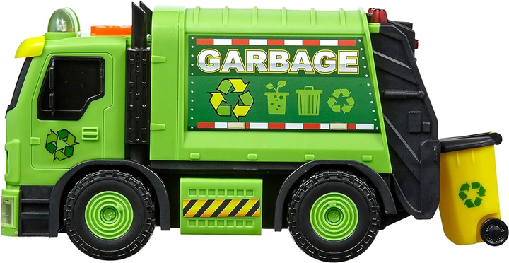 Śmieciarka Nikko Road Rippers City Service Fleet Garbage ze światłem i dźwiękiem 28 cm (0194029201910) - obraz 3