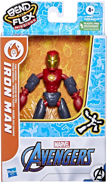 Фігурка Hasbro Marvel Avengers Bend and Flex Missions Iron Man 15 см (5010993954483) - зображення 1