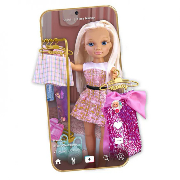 Лялька з аксесуарами Famosa Nancy And Her Wardrobe 43 см (8056379151876) - зображення 2