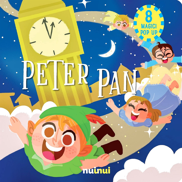 Nuinui Peter Pan Fiabe Pop up (9782889750054) - obraz 1