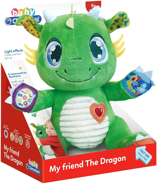 Maskotka Clementoni Baby Friendly Dragon (8005125173921) - obraz 1