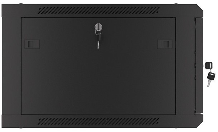 Szafa wisząca serwerowa Lanberg 19" 6U 600x600 Black (WF01-6606-10B) - obraz 5