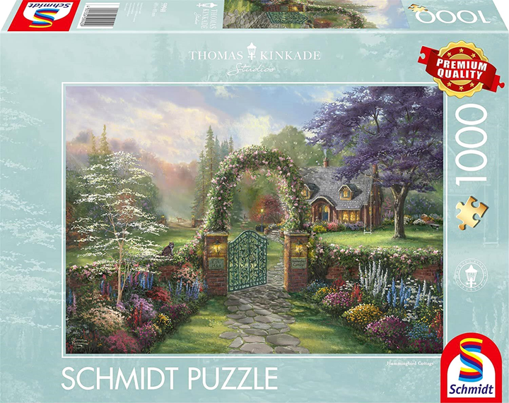 Пазл Schmidt Spiele Thomas Kinkade Hummingbird Cottage 69.3 x 49.3 см 1000 деталей (4001504599409) - зображення 1
