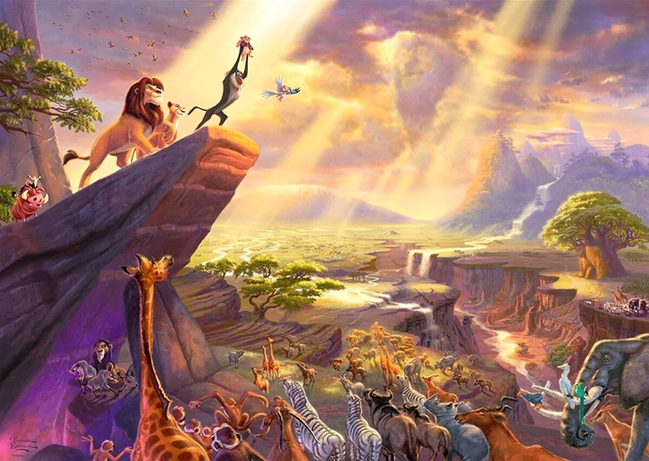 Пазл Schmidt Disney Thomas Kinkade Lion King 69.3 x 49.3 см 1000 елементів (4001504596736) - зображення 2