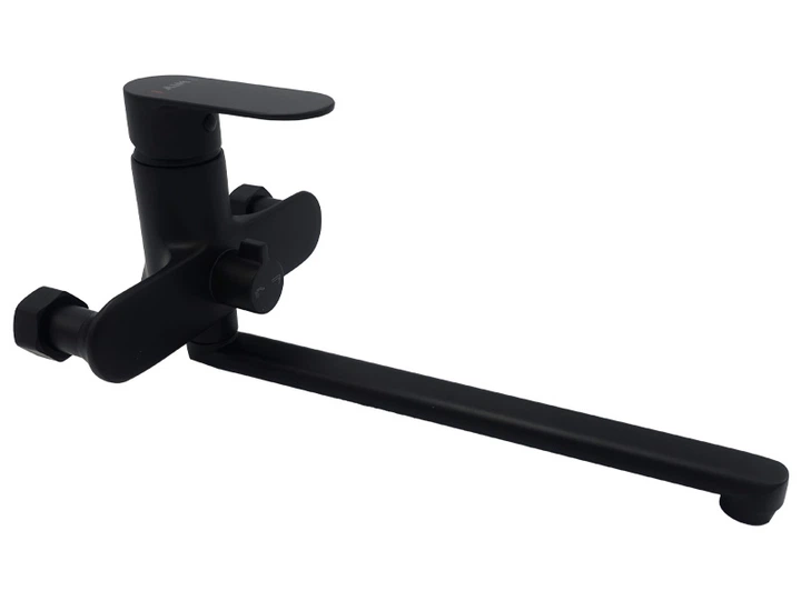 Смеситель для ванны AIM черный матовый DG01253 matte black - изображение 4
