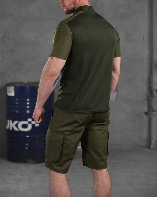 Мужской летний комплект костюм шорты+футболка 5.11 Tactical M олива (87454) - изображение 2