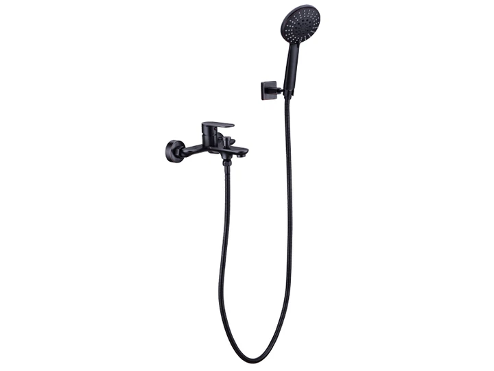 Смеситель для ванны AIM черный матовый DG01230 matte black - изображение 7