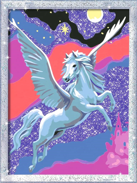 Картина за номерами Ravensburger CreArt Classic Sparkling Pegasus 18 x 24 см (4005556202676) - зображення 2