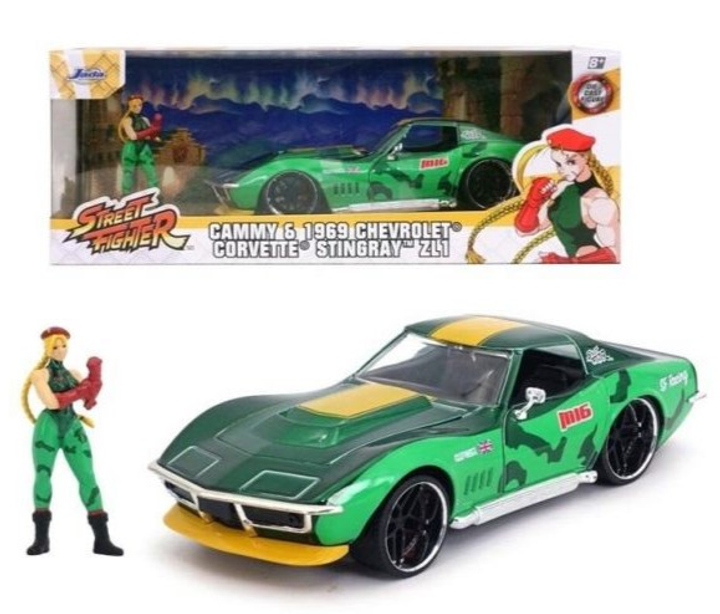 Pojazd Jada Toys Street Fighter 1969 Chevrolet z figurką (4006333085338) - obraz 1