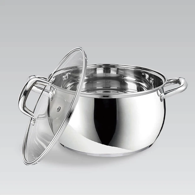 Каструля з кришкою Maestro 2 л 3515-16-MR - Фото 6 Каструля з кришкою Maestro 2 л 3515-16-MR - зображення 6