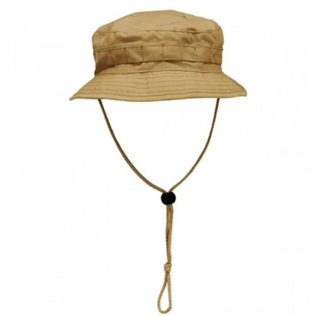 Панама з малим відворотом MFH GB SF Bush Hat Ріп-Стоп Khaki M - зображення 1