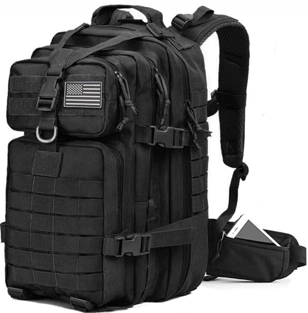 Рюкзак тактический Silver Knight SHTURM ZD 35л цвет черный - изображение 1