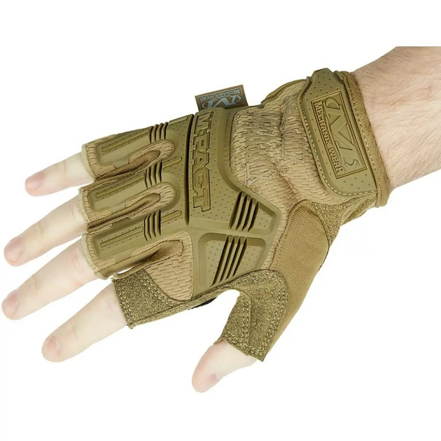 Перчатки тактические Mechanix Безпалые койот, M - изображение 2