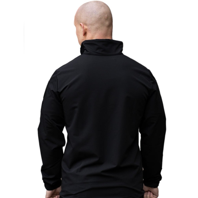 Куртка-ветровка тактична Double weave Falcon колір чорний, 56 - зображення 2