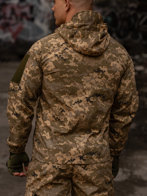 Куртка-ветровка тактическая Klost Poplin цвет ММ14, 58 - изображение 2