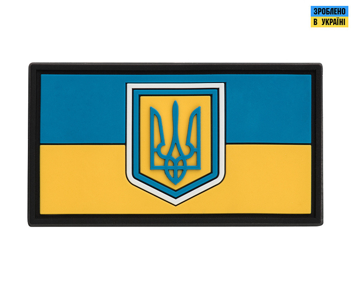 Нашивка M-Tac флаг Украины малый PVC (00-00007242) - изображение 1