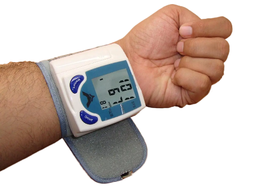 Тонометр автоматический на запястье RIAS Automatic Wrist Watch White-Blue - изображение 4