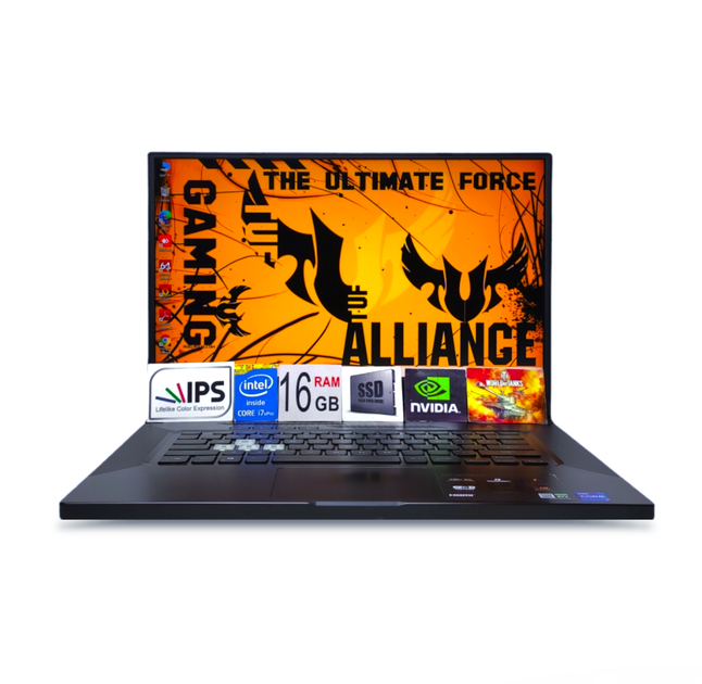 Ноутбук Asus TUF Dash F15 15.6" FHD 240Hz i7-11370H 16GB DDR4 512GB SSD ...